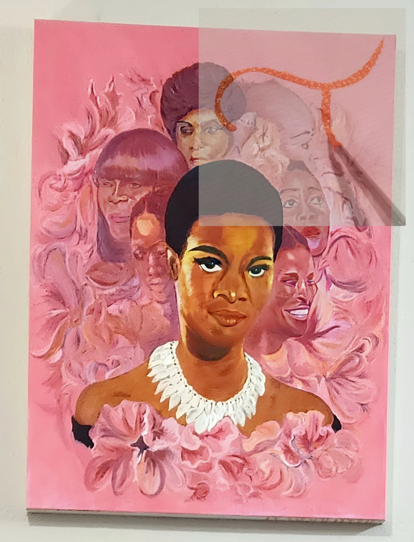 "Many Faces of Cicely" Oil On Canvas, Original